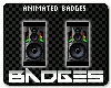 Animated Speaker Badges!
