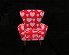hearts chair