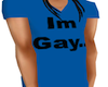 Im Gay V-neck Blue