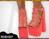 ! Jelly Heels Coral