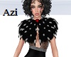 Royal Fur Shrug - Red