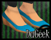 [KDG] Blue Wedge Heels