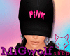 Pink Cap & Black Hair