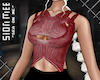 FW22 Layer Rib Tank Red