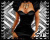 [SL] glam black minidres