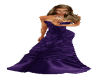 Silk Purp BrideMaid Gown
