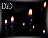 {DSD} PVC Candles BLUE