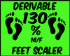{L} 130 % Foot Scaler