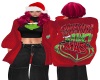 Red Grinch Sweater/ Top