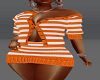 FG~ Orange Stripe Outfit