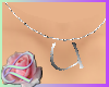 "U" Silver Necklace