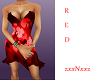 Red Dress (Strapless)