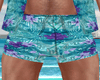 Blue Hawaiian Shorts