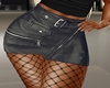 Skirt leather & panties