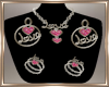Pink Love Jewelry Set