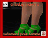 WE! Heels Green Hot
