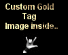 My Bad gold tag