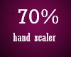 70% hand scaler 