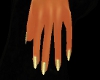 Dainty Hand Gold Nails