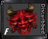 ! Demon Mask Red-Female