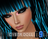 D9T|CyberDoll Hair Blue