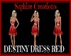 ~DESTINY DRESS RED~