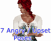 Upset Angry 7 Poses