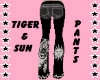 Tiger and Sun Pants