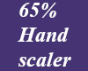 *M* 65% Hand scaler