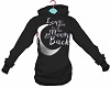 Moon & Back Black Hoody