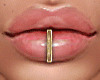 Gold Lip Ring-