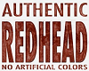 Authentic Redhead