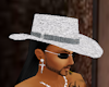 white diamond cowboy hat