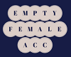 empty female