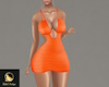 Sexy Summer Orange Dress