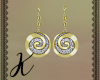Kira Earrings Gold White