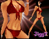 JiggY Sassy Bikini Red