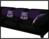 Black / Purple Couch