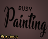 P. Busy Painting Sign