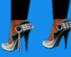 {EL}White/black heels