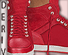 Male red shoes