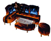 Raven's Flame couch