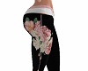 Floral Pant Slim Capri XL