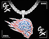 CE' Flaming Skull F