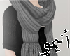 A*grey scarf/ layer
