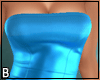 Blue Satin Club Dress