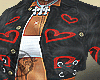 hearts layer jacket