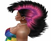 Large MoHawk PinkGlitter
