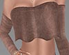 Brown Suede Top