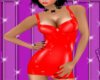 Pvc Red Party Dress